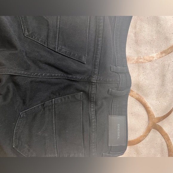 Diesel black denim pants. Worn twice. 30/32. - Picture 4 of 5
